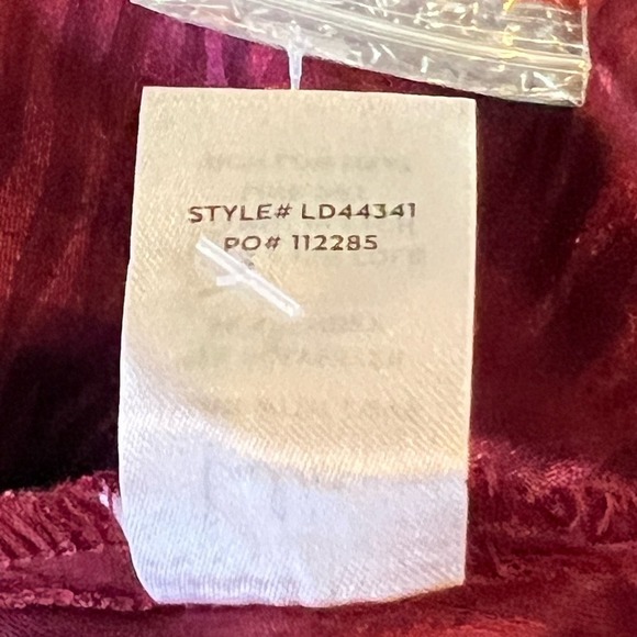 LULU'S FIERCE VISION JACQUARD CUTOUT SATIN MIDI DRESS IN WINE RED NWT SIZE LARGE - Picture 16 of 16